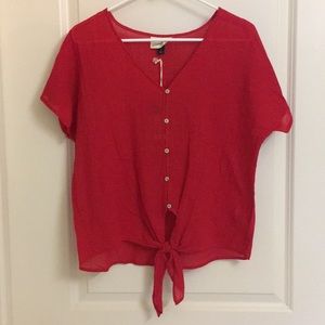 Beautiful Red Summer Shirt